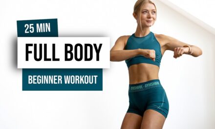 25 MIN FULL BODY HIIT for Beginners – No Equipment – No Repeat Home Workout